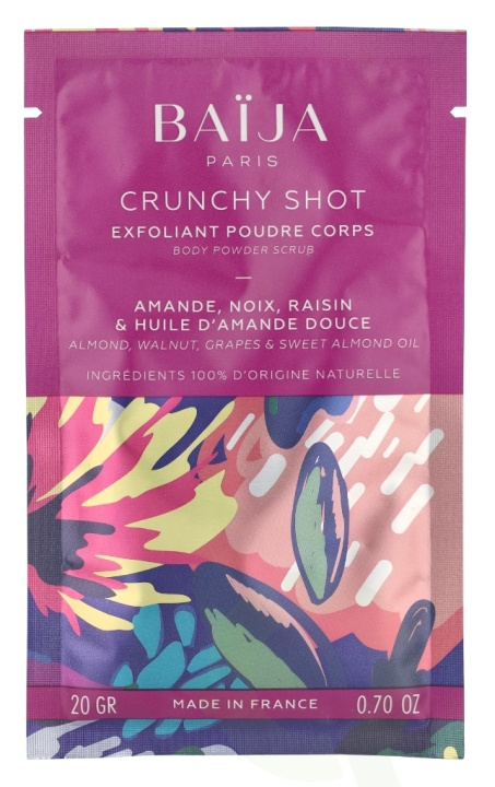 Baija Paris Baija Body Powder Scrub Crunchy Shot 20 g i gruppen SKÖNHET & HÄLSA / Hudvård / Ansiktsvård / Skrubb / Peeling hos TP E-commerce Nordic AB (D21119)