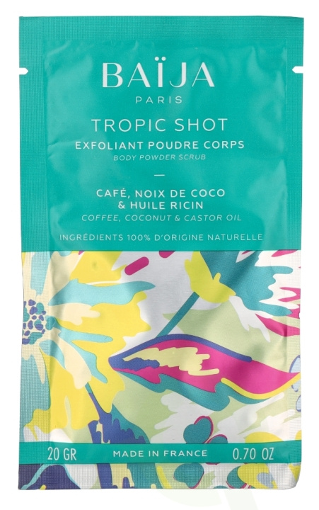 Baija Paris Baija Body Powder Scrub Tropic Shot 20 g i gruppen SKÖNHET & HÄLSA / Hudvård / Ansiktsvård / Skrubb / Peeling hos TP E-commerce Nordic AB (D21122)