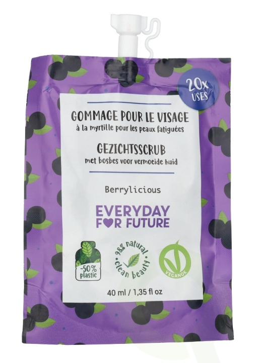 Everyday For Future Face Scrub 40 ml 20 Uses - Berrylicious i gruppen SKÖNHET & HÄLSA / Hudvård / Kroppsvård / Body lotion hos TP E-commerce Nordic AB (D21154)