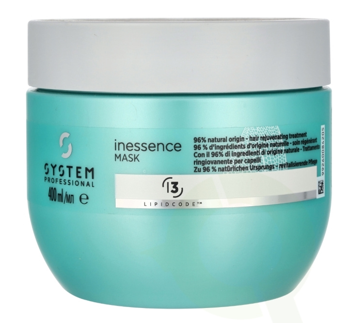 Wella System P. - Lipid Code - Inessence Mask I3 400 ml i gruppen SKÖNHET & HÄLSA / Hår & Styling / Hårvårdsprodukter / Hårinpackning hos TP E-commerce Nordic AB (D21187)