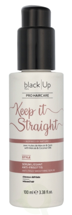 Black Up Keep It Straight Anti Frizz Smoothing Serum 100 ml i gruppen SKÖNHET & HÄLSA / Hår & Styling / Hårvårdsprodukter / Hårserum hos TP E-commerce Nordic AB (D21192)