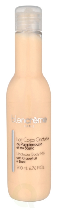 Blancreme Unctuous Body Milk 200 ml Grapefruit & Basil i gruppen SKÖNHET & HÄLSA / Hudvård / Kroppsvård / Body lotion hos TP E-commerce Nordic AB (D21202)