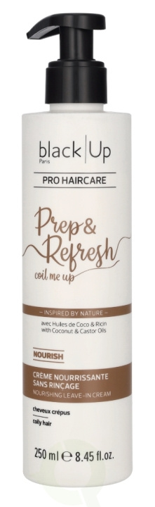 Black Up Prep & Refresh Coil Me Up Nourishing Leave-In Cream 250 ml i gruppen SKÖNHET & HÄLSA / Hår & Styling / Hårvårdsprodukter / Balsamspray/Leave-in hos TP E-commerce Nordic AB (D21206)