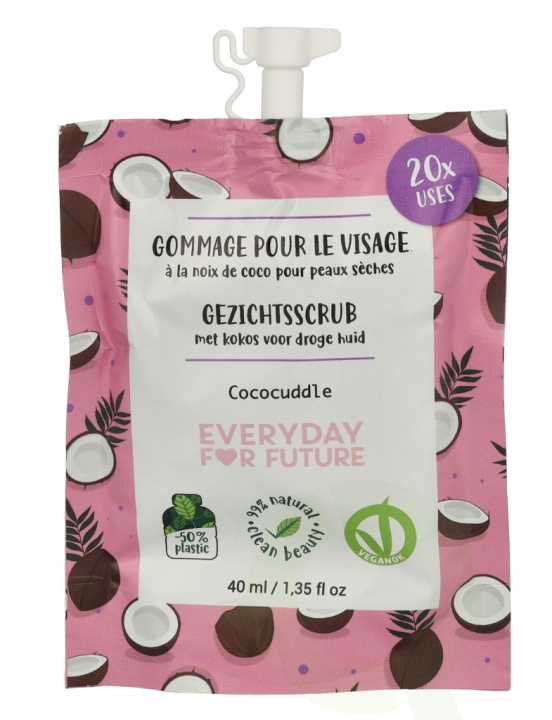 Everyday For Future Face Scrub 40 ml 20 Uses - Cococuddle i gruppen SKÖNHET & HÄLSA / Hudvård / Ansiktsvård / Dagkräm hos TP E-commerce Nordic AB (D21217)