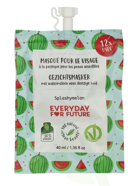 Everyday For Future Face Mask 40 ml 12 Uses - Splashymelon i gruppen SKÖNHET & HÄLSA / Hudvård / Ansiktsvård / Dagkräm hos TP E-commerce Nordic AB (D21219)