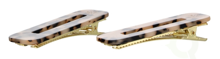 Bachca Paris Hair Slides Ecaille 2 piece 2 Pcs i gruppen SKÖNHET & HÄLSA / Hår & Styling / Håraccessoarer hos TP E-commerce Nordic AB (D21221)