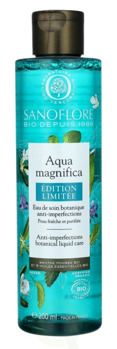 Sanoflore Aqua Magnifica Liquid Care - Limited Edition 200 ml 10 Years/For All Skin Types i gruppen SKÖNHET & HÄLSA / Hudvård / Ansiktsvård / Ansiktsvatten & Facemist hos TP E-commerce Nordic AB (D21251)