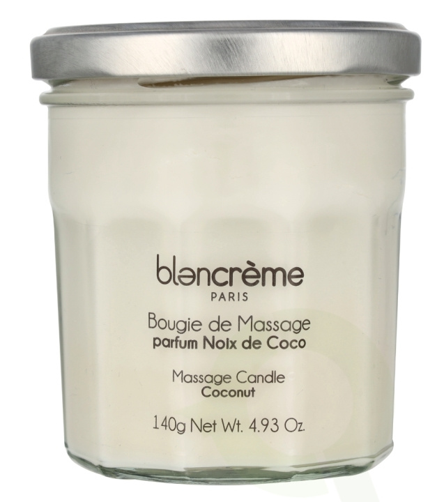 Blancreme Scented Massage Candle 140 g Coconut i gruppen SKÖNHET & HÄLSA / Doft & Parfym / Övrig doft / Doftljus hos TP E-commerce Nordic AB (D21262)