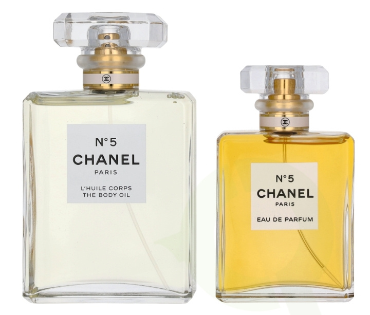 Chanel No 5 Giftset 150 ml Edp Spray 50ml/Body Oil 100ml i gruppen SKÖNHET & HÄLSA / Presentkit / Presentkit För Henne hos TP E-commerce Nordic AB (D21264)