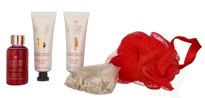 The Luxury Bathing Company Festive Treats Set 150 ml Body Wash 50ml/Hand & Nail Cream 50ml/Body Cream 50ml/Bath Caviar i gruppen SKÖNHET & HÄLSA / Presentkit / Presentkit För Henne hos TP E-commerce Nordic AB (D21268)