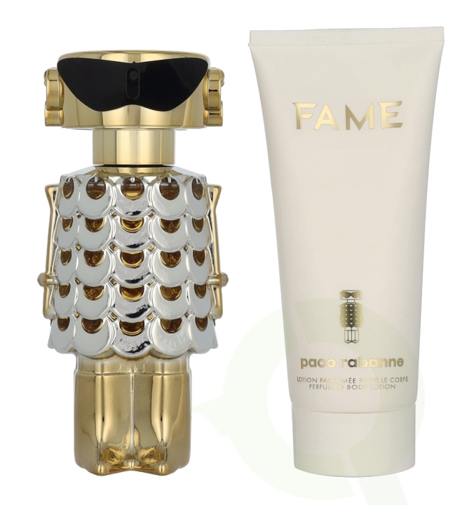 Paco Rabanne Fame Giftset 180 ml Edp Spray 80ml/Body Lotion 100ml i gruppen SKÖNHET & HÄLSA / Doft & Parfym / Parfym / Parfym för henne hos TP E-commerce Nordic AB (D21271)