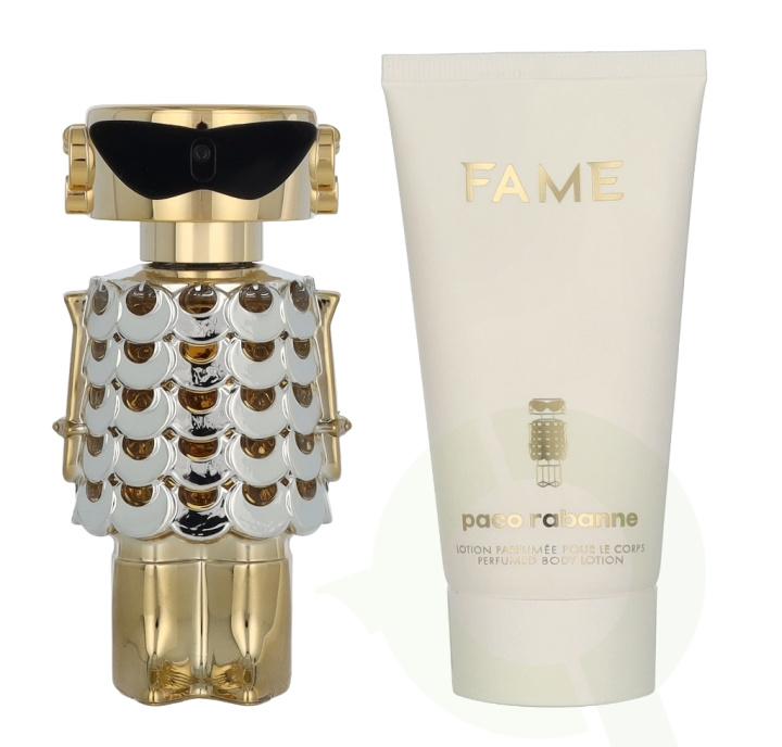 Paco Rabanne Fame Giftset 125 ml Edp Spray 50 ml/Body Lotion 75 ml i gruppen SKÖNHET & HÄLSA / Doft & Parfym / Parfym / Parfym för henne hos TP E-commerce Nordic AB (D21280)