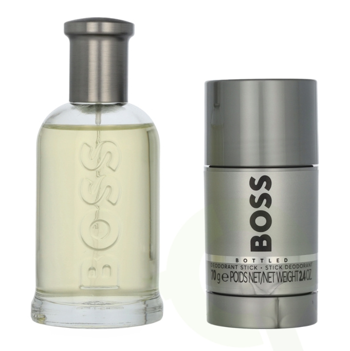 Hugo Boss Bottled Giftset 175 ml Travel Exclusive - Edt Spray 100ml/Deo Stick 75ml i gruppen SKÖNHET & HÄLSA / Doft & Parfym / Parfym / Parfym för honom hos TP E-commerce Nordic AB (D21287)