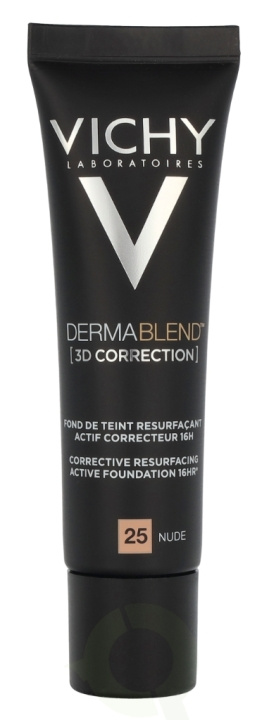Vichy Dermablend 3D Correction SPF25 30 ml #25 Nude i gruppen SKÖNHET & HÄLSA / Hudvård / Solskydd & Tanning / Solskydd hos TP E-commerce Nordic AB (D21312)