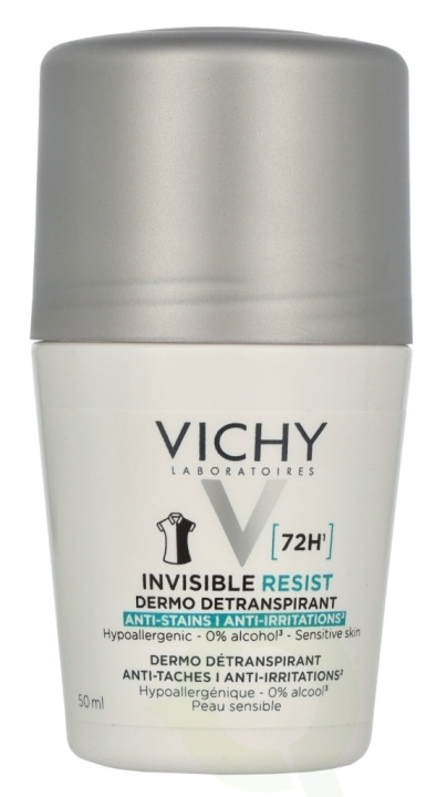 Vichy Invisible Resist 72H Deo Roll-On 50 ml i gruppen SKÖNHET & HÄLSA / Doft & Parfym / Deodorant / Deo för henne hos TP E-commerce Nordic AB (D21317)