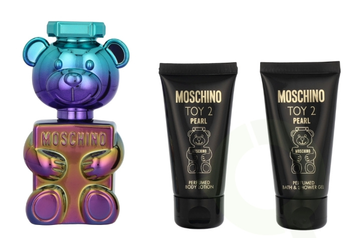 Moschino Toy 2 Pearl Giftset 150 ml Edp Spray 50ml/Bath & Shower Gel 50ml/Body Lotion 50ml i gruppen SKÖNHET & HÄLSA / Presentkit / Presentkit För Henne hos TP E-commerce Nordic AB (D21322)