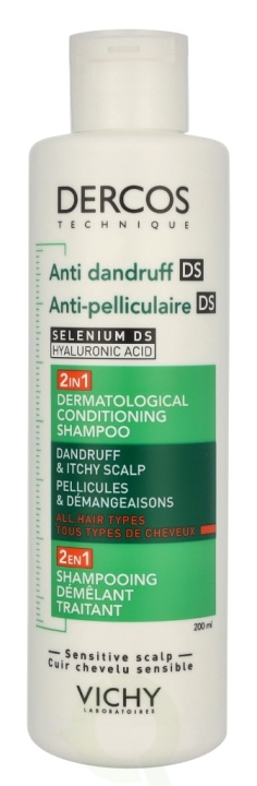 Vichy Dercos Anti-Dandruff 2 In 1 Shampoo 200 ml i gruppen SKÖNHET & HÄLSA / Hår & Styling / Hårvårdsprodukter / Schampo hos TP E-commerce Nordic AB (D21325)