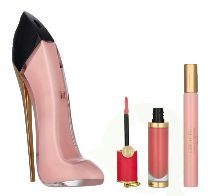 Carolina Herrera Good Girl Blush Giftset 95 ml Edp Spray 80ml/Liquid Blusher Lip & Cheek 5ml/Travel Spray Edp 10ml i gruppen SKÖNHET & HÄLSA / Presentkit / Presentkit För Henne hos TP E-commerce Nordic AB (D21339)