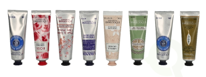 L\'Occitane Fantastic 8 Hand Set 240 ml Verbena 30ml/Shea 30ml/Rose 30ml/Cherry Blossom 30ml/Lavender 30ml/Neroli 30ml/Almond 30ml/Shea 30ml i gruppen SKÖNHET & HÄLSA / Hudvård / Ansiktsvård / Dagkräm hos TP E-commerce Nordic AB (D21382)