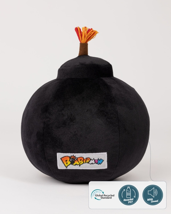 Itemlab Bomberman plysch bomb i gruppen LEKSAKER, BARN- & BABYPRODUKTER / Babyleksaker / Gosedjur hos TP E-commerce Nordic AB (D21393)