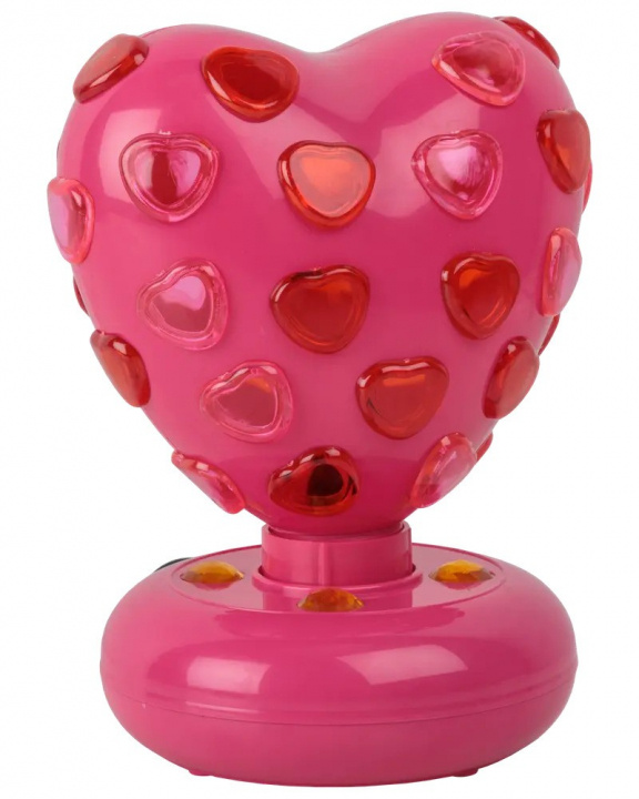 Party Fun Lights Hjärtformad discolampa - Rosa - Ø:15,5cm i gruppen SPORT, FRITID & HOBBY / Roliga prylar / Övrigt hos TP E-commerce Nordic AB (D21428)