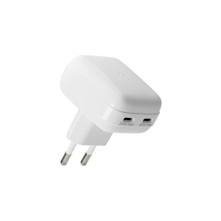 dbramante1928 Re-charge Pro - EU platt väggladdare 2xUSB-C 20W-W i gruppen SMARTPHONE & SURFPLATTOR / Laddare & Kablar / Väggladdare / Väggladdare Typ C hos TP E-commerce Nordic AB (D21491)