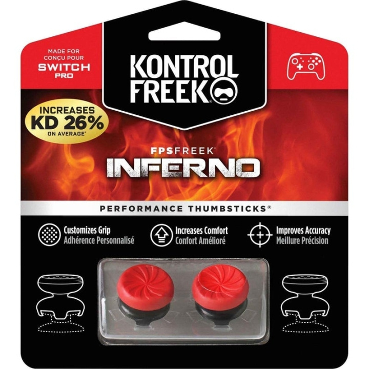 KontrolFreek FPS Freek Inferno - Nintendo Pro (4-polig) i gruppen HEMELEKTRONIK / Spelkonsoler & Tillbehör / Nintendo Switch hos TP E-commerce Nordic AB (D21501)