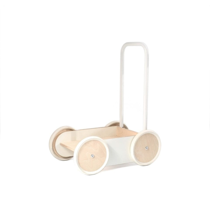 Ooh Noo Gåstol - vit (40BWW2106) i gruppen LEKSAKER, BARN- & BABYPRODUKTER / Leksaker / Gåbilar hos TP E-commerce Nordic AB (D21503)
