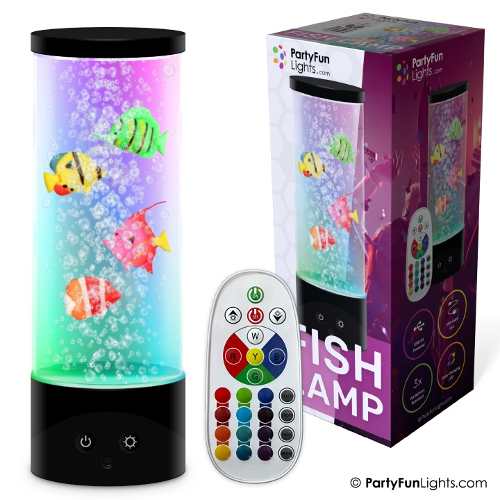 Party Fun Lights Fiskelampa med fjärrkontroll - H: 28cm (605404) i gruppen SPORT, FRITID & HOBBY / Roliga prylar / Övrigt hos TP E-commerce Nordic AB (D21509)