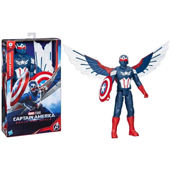 Marvel Captain America actionfigur från Brave New World (F9301) i gruppen LEKSAKER, BARN- & BABYPRODUKTER / Leksaker / Figurer, Miniatyrer & tillbehör hos TP E-commerce Nordic AB (D21511)