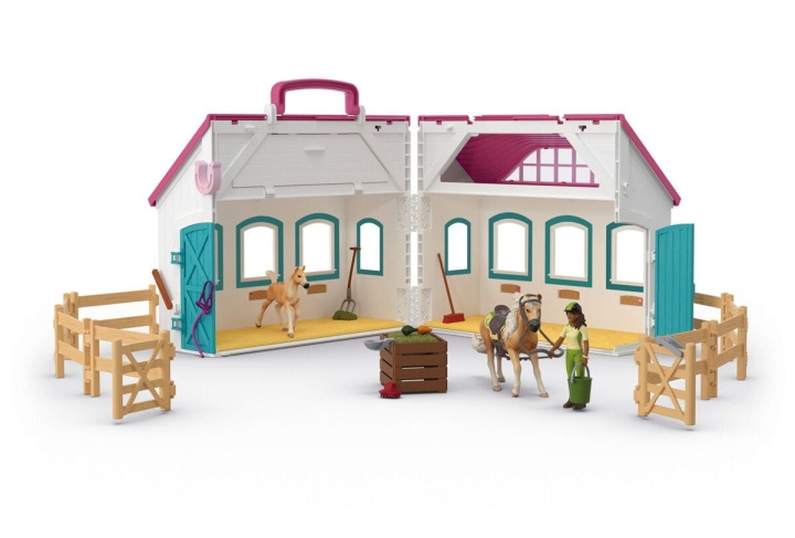 Schleich Open Stable Little Hästsko - (42703) i gruppen LEKSAKER, BARN- & BABYPRODUKTER / Leksaker / Lekset hos TP E-commerce Nordic AB (D21525)
