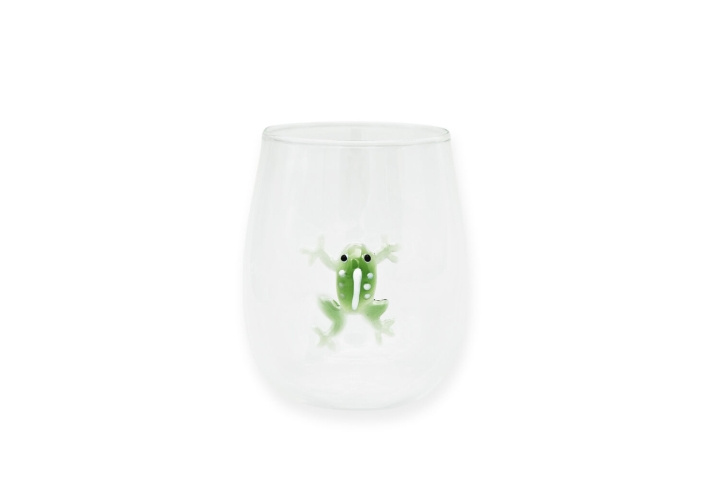 Winkee Dricksglas - Handgjorda glasögon groda i gruppen HEM, HUSHÅLL & TRÄDGÅRD / Köksredskap / Övriga köksredskap hos TP E-commerce Nordic AB (D21533)