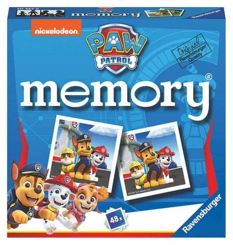 Ravensburger Paw Patrol Mini Memory - 48 kort (10620742) i gruppen LEKSAKER, BARN- & BABYPRODUKTER / Spel / Sällskapsspel hos TP E-commerce Nordic AB (D21556)