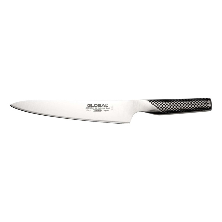 GLOBAL G-3 Trancheringskniv 21cm i gruppen HEM, HUSHÅLL & TRÄDGÅRD / Köksredskap / Köksknivar & Knivslipar hos TP E-commerce Nordic AB (D21572)
