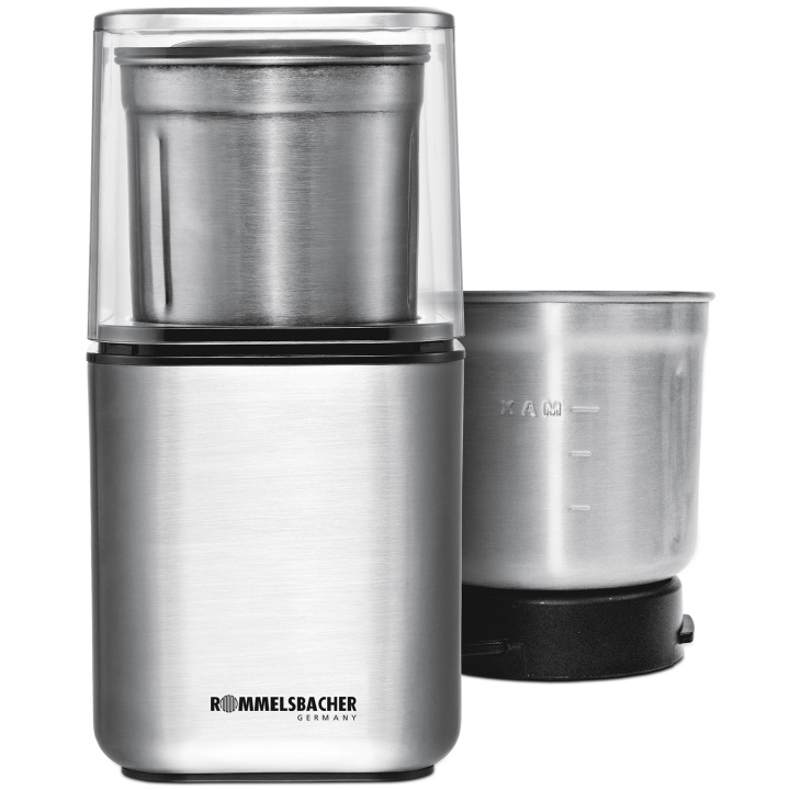 Rommelsbacher Krydd&Kaffekvarn EGK 200 inkl 2st behållare i gruppen HEM, HUSHÅLL & TRÄDGÅRD / Hushållsmaskiner / Kaffemaskiner & Tillbehör / Kaffekvarnar hos TP E-commerce Nordic AB (D21614)