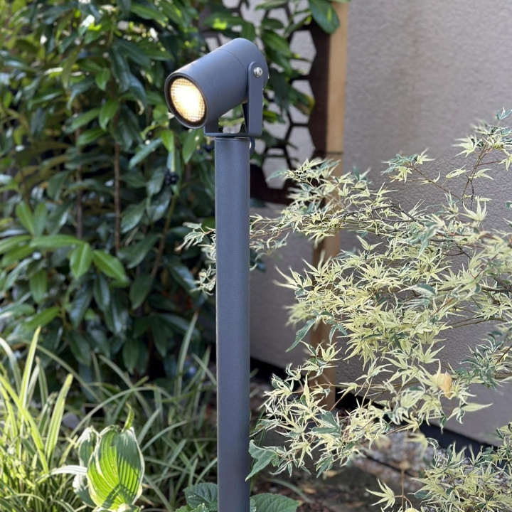 LightsOn Luna 65 Pollare/Trädgårdsspot 350 lm 5W 35° Grå i gruppen HEM, HUSHÅLL & TRÄDGÅRD / El & Belysning / Utomhusbelysning hos TP E-commerce Nordic AB (D21642)