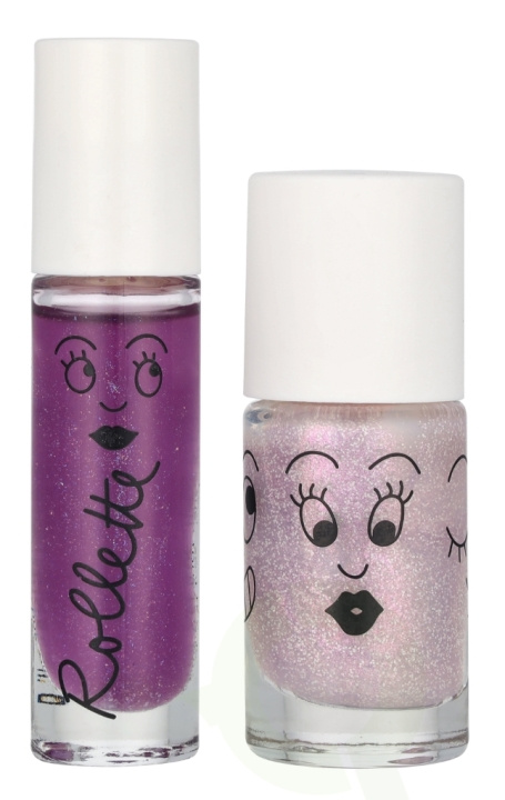 Nailmatic Kids Nail Polish/Lipgloss Set 14.5 ml Lip Gloss 6,5ml/Nail Polish 8ml i gruppen SKÖNHET & HÄLSA / Manikyr/Pedikyr / Nagellack hos TP E-commerce Nordic AB (D21689)