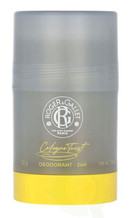Roger & Gallet Cologne Twist Deodorant Stick 24H 50 g i gruppen SKÖNHET & HÄLSA / Doft & Parfym / Deodorant / Deo för honom hos TP E-commerce Nordic AB (D21708)