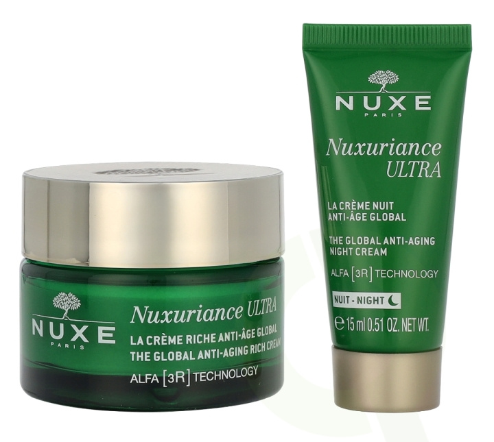 Nuxe Nuxuriance Ultra Set 65 ml Anti-Aging Rich Cream 50ml/Anti-Aging Night Cream 15ml i gruppen SKÖNHET & HÄLSA / Hudvård / Ansiktsvård / Dagkräm hos TP E-commerce Nordic AB (D21748)