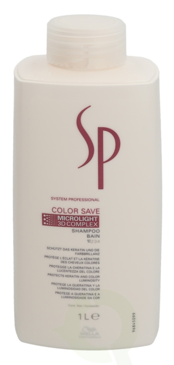 Wella SP - Color Save Shampoo 1000 ml Microlight 3D Complex i gruppen SKÖNHET & HÄLSA / Hår & Styling / Hårvårdsprodukter / Schampo hos TP E-commerce Nordic AB (D21846)
