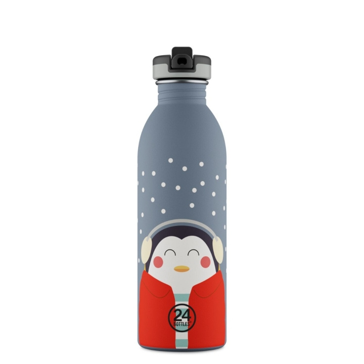 24Bottles Urban - Happy Penguin - 500 ml i gruppen SPORT, FRITID & HOBBY / Friluftsliv / Termosar & Vattenflaskor hos TP E-commerce Nordic AB (D21871)