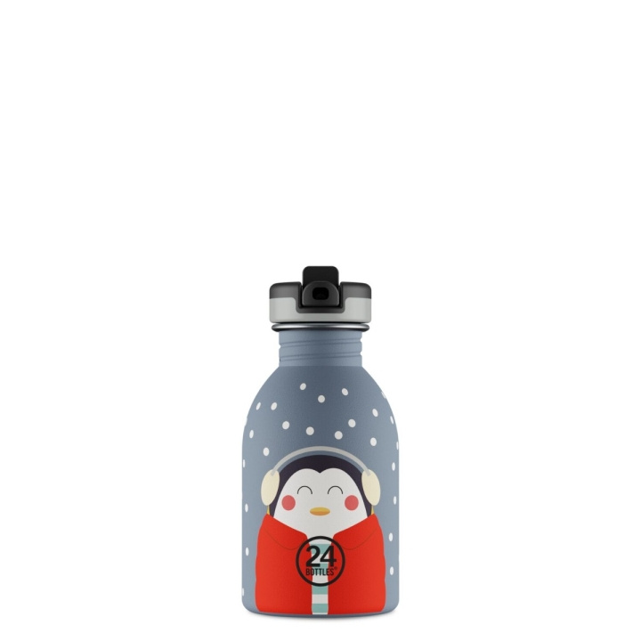 24Bottles Urban - Happy Penguin - 250 ml i gruppen SPORT, FRITID & HOBBY / Friluftsliv / Termosar & Vattenflaskor hos TP E-commerce Nordic AB (D21873)