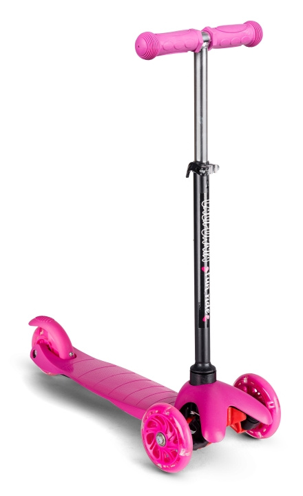 California 3-hjulig sparkcykel Rosa (83124) i gruppen LEKSAKER, BARN- & BABYPRODUKTER / Uteleksaker / Cyklar & Sparkcyklar hos TP E-commerce Nordic AB (D21889)