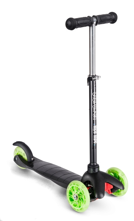 California 3-hjulig sparkcykel Svart (83125) i gruppen LEKSAKER, BARN- & BABYPRODUKTER / Uteleksaker / Cyklar & Sparkcyklar hos TP E-commerce Nordic AB (D21890)