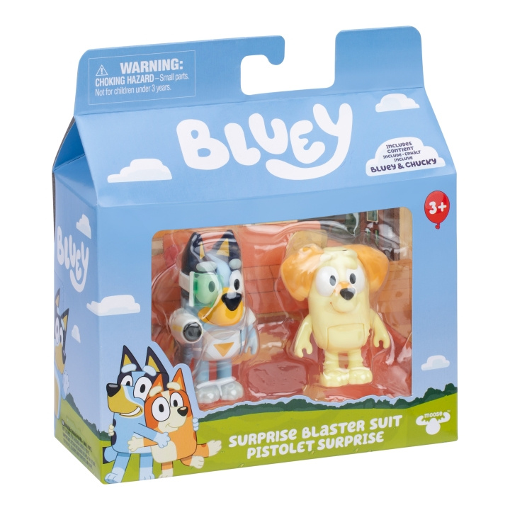 Bluey Bluey Figur 2PK - (90322) i gruppen LEKSAKER, BARN- & BABYPRODUKTER / Leksaker / Figurer, Miniatyrer & tillbehör hos TP E-commerce Nordic AB (D21891)