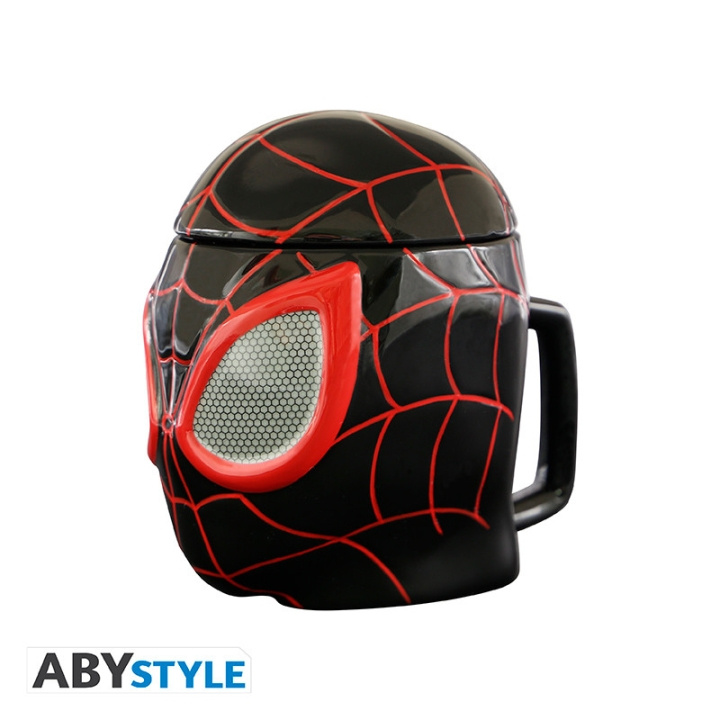 Abysse MARVEL - 3D Mugg - Spider-Man Miles Morales i gruppen SPORT, FRITID & HOBBY / Roliga prylar / Muggar hos TP E-commerce Nordic AB (D21910)