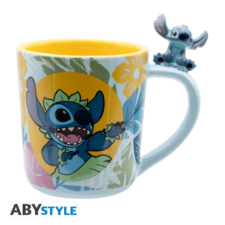 Abysse DISNEY - 3D-handtagsmugg - Hawaiian Stitch i gruppen SPORT, FRITID & HOBBY / Roliga prylar / Samlarobjekt hos TP E-commerce Nordic AB (D21911)