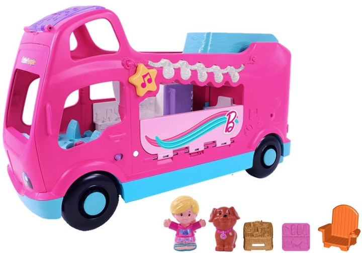 Barbie Little Dreamcamper från Little People (HYR85) i gruppen LEKSAKER, BARN- & BABYPRODUKTER / Leksaker / Lekset hos TP E-commerce Nordic AB (D21913)
