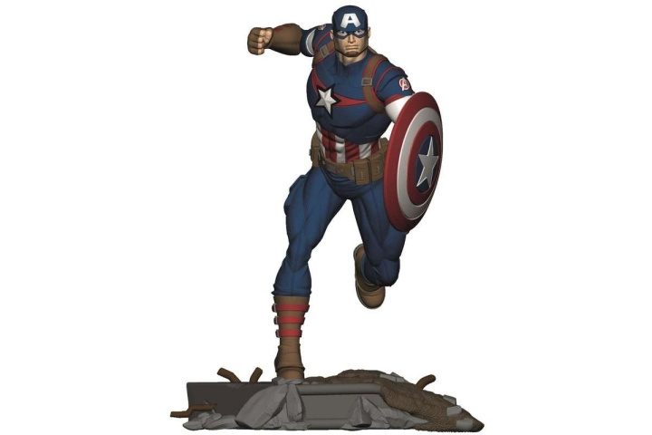 BULLYLAND Marvel Captain America 11cm (525306) i gruppen LEKSAKER, BARN- & BABYPRODUKTER / Leksaker / Figurer, Miniatyrer & tillbehör hos TP E-commerce Nordic AB (D21918)