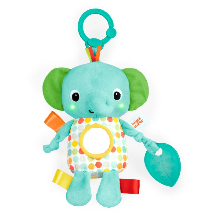 Bright Starts Lekfull kompis med ljus Elefant - (BS-12951) i gruppen LEKSAKER, BARN- & BABYPRODUKTER / Babysaker / Nappar & Bitringar hos TP E-commerce Nordic AB (D21922)